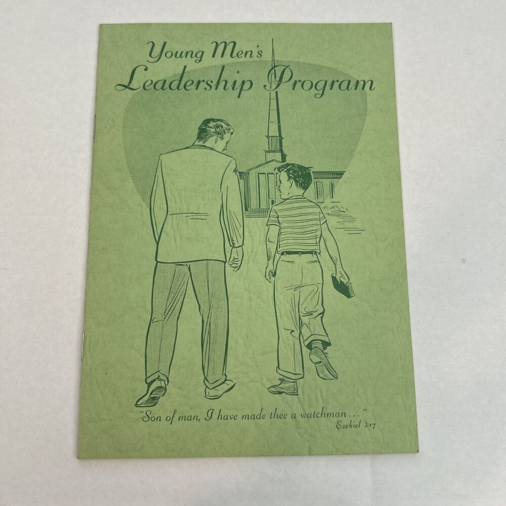 Young Men's LEADERSHIP PROGRAM Vintage LDS Mormon Book    YWMIA
